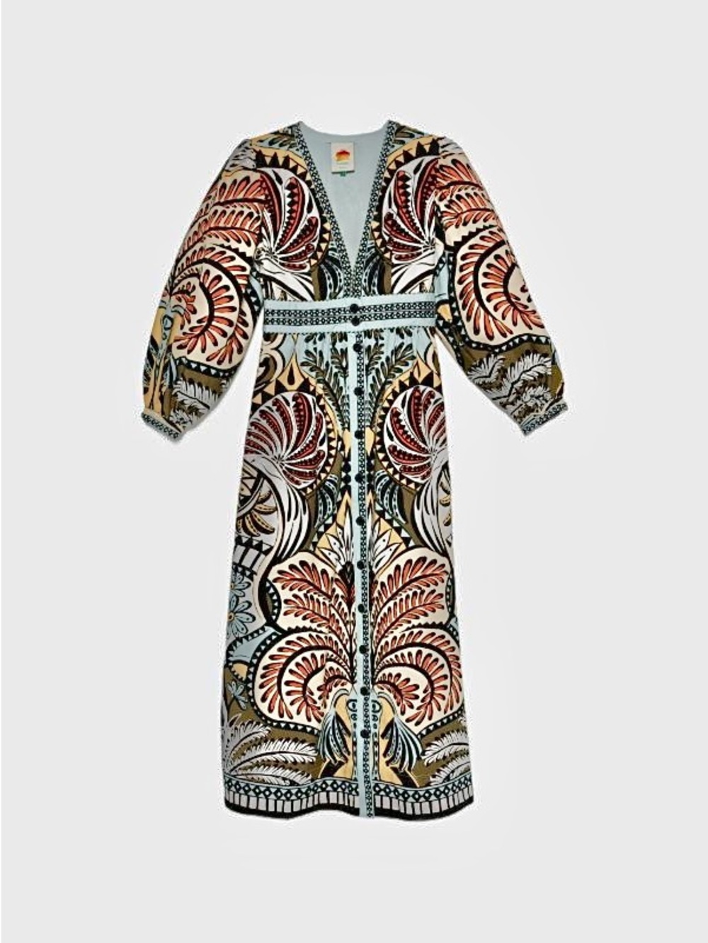 FARM Rio Multicolor Balamana Maxi Dress Size XS NWT - Picture 7 of 16